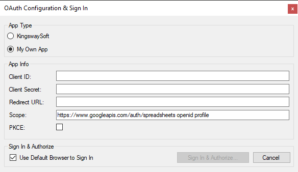 SSIS Google Sheets Connection